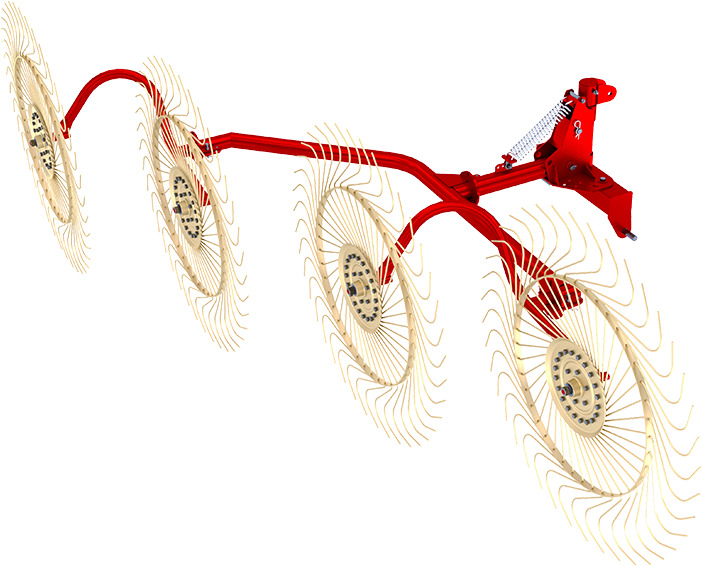 Грабли валковые навесные ГВН-3 и ГВН-4 - Сеноворошилка: фото 2 Грабли валковые навесные ГВН-3 и ГВН-4 - Сеноворошилка: фото 2