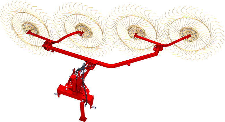 Грабли валковые навесные ГВН-3М и ГВН-4М - Сеноворошилка: фото 3 Грабли валковые навесные ГВН-3М и ГВН-4М - Сеноворошилка: фото 3