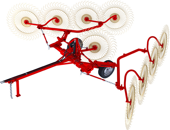 Грабли – ворошилки валковые ГВВ-6М - Сеноворошилка: фото 2 Грабли – ворошилки валковые ГВВ-6М - Сеноворошилка: фото 2