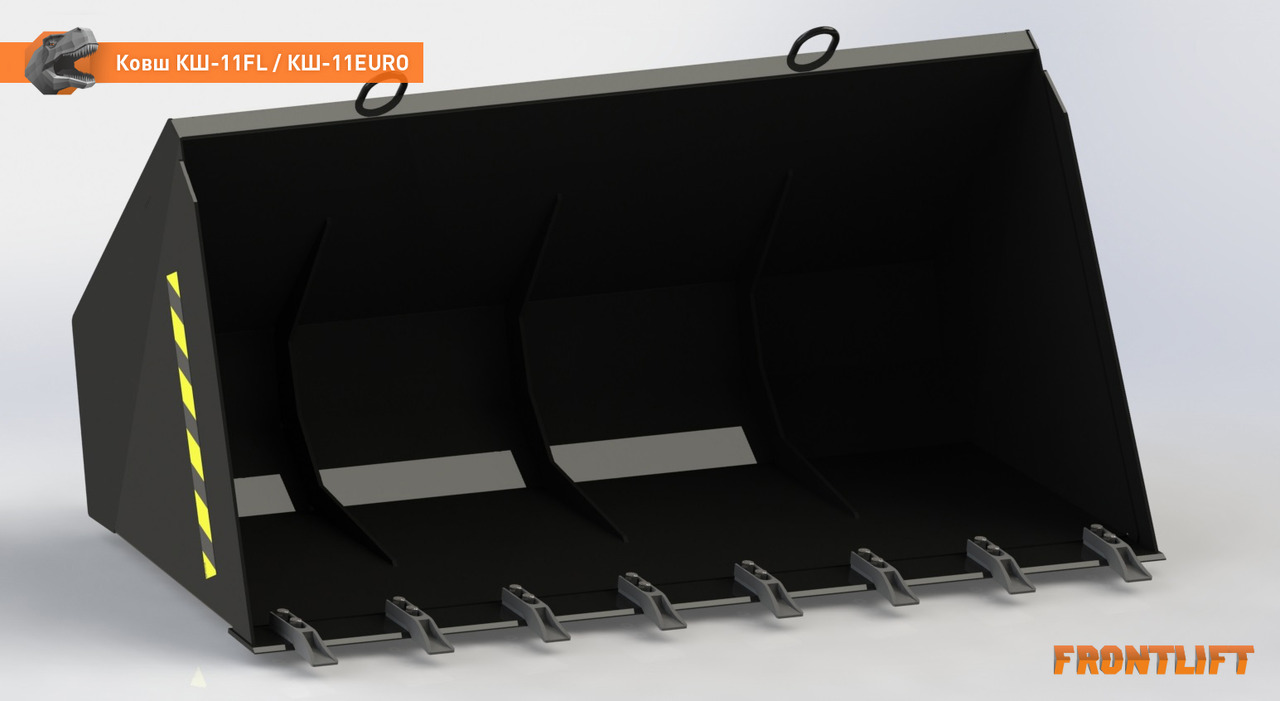 Ковш КШ-11FL - Ковш для погрузчика для Сельскохозяйственной техники: фото 1 Ковш КШ-11FL - Ковш для погрузчика для Сельскохозяйственной техники: фото 1