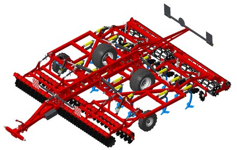 Многофункциональный почвообрабатывающий комплекс МФПК-6 - Дисковая борона: фото 1 Многофункциональный почвообрабатывающий комплекс МФПК-6 - Дисковая борона: фото 1