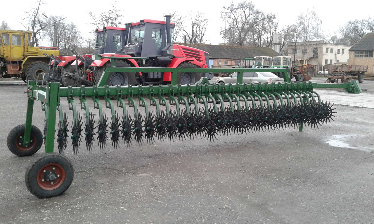 Мотыга ротационная навесная МРН-6 с транспортным приспособлением для перемещения вдоль ширины захвата. - Борона ротационная: фото 1 Мотыга ротационная навесная МРН-6 с транспортным приспособлением для перемещения вдоль ширины захвата. - Борона ротационная: фото 1