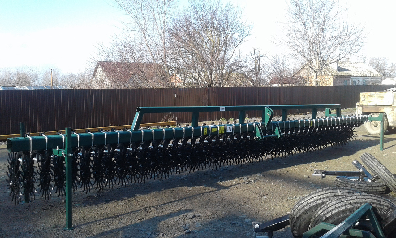 Мотыга ротационная навесная МРН-9 с транспортным приспособлением для перемещения вдоль ширины захвата. - Борона ротационная: фото 1 Мотыга ротационная навесная МРН-9 с транспортным приспособлением для перемещения вдоль ширины захвата. - Борона ротационная: фото 1