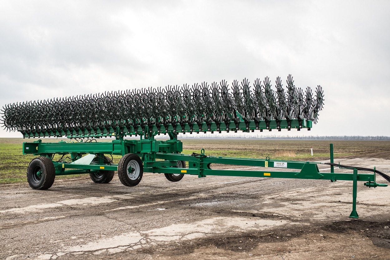 Мотыга ротационная широкозахватная МРШ-16 прицепная с гидравлическим складыванием. - Борона ротационная: фото 1 Мотыга ротационная широкозахватная МРШ-16 прицепная с гидравлическим складыванием. - Борона ротационная: фото 1