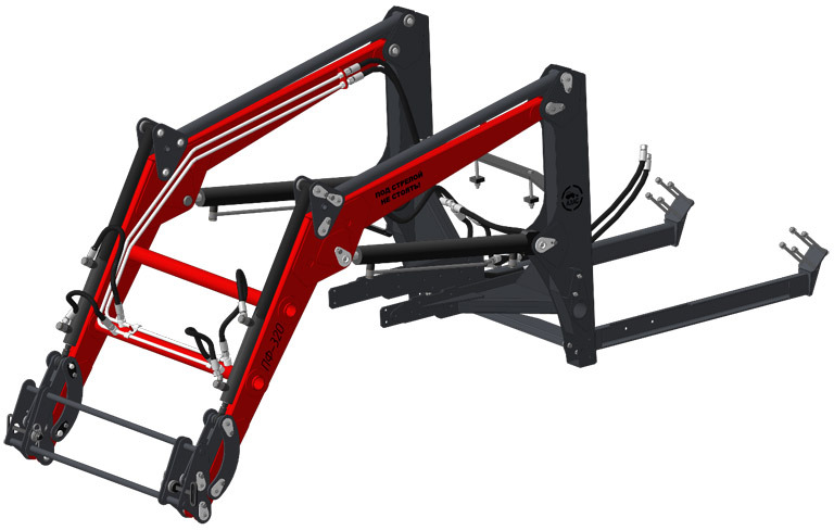 Погрузчик фронтальный ПФ-320 - Фронтальный погрузчик для трактора: фото 1 Погрузчик фронтальный ПФ-320 - Фронтальный погрузчик для трактора: фото 1