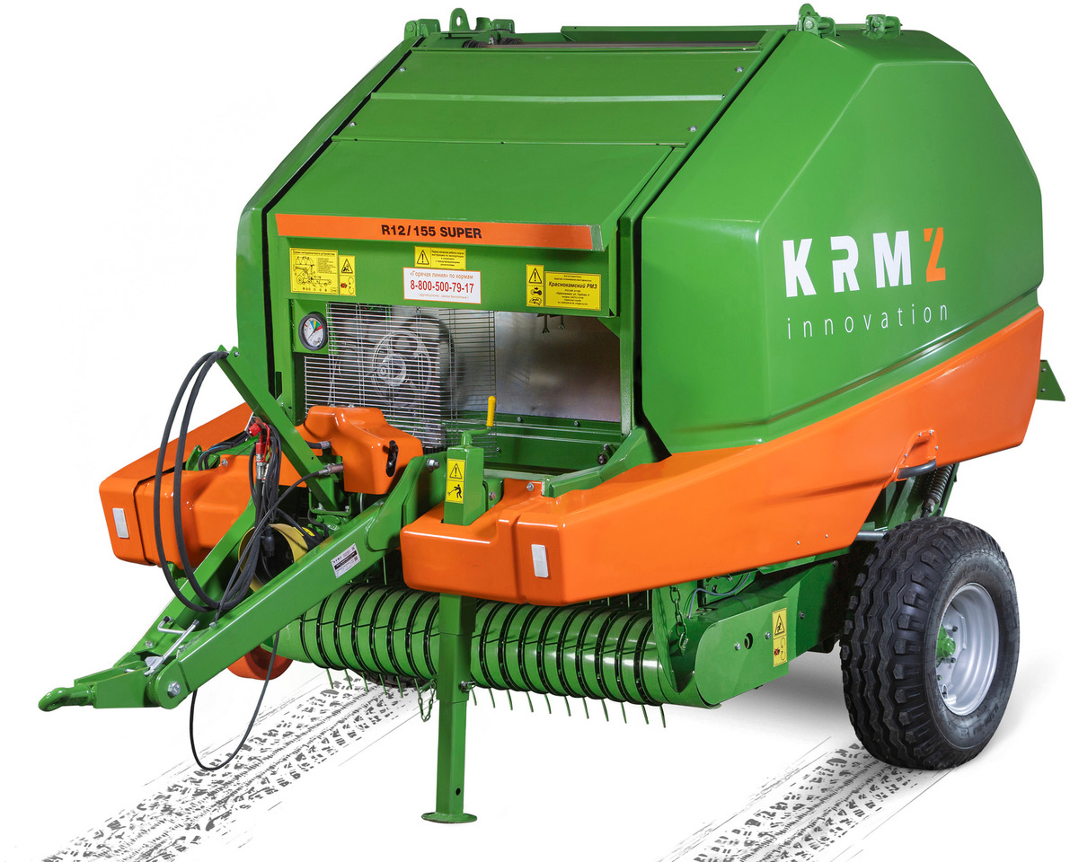 Пресс-подборщик рулонный R10/155 SUPER с нитеувязочным устройством, с модифицированными кожухами из стеклопластика - Пресс-подборщик рулонный: фото 1 Пресс-подборщик рулонный R10/155 SUPER с нитеувязочным устройством, с модифицированными кожухами из стеклопластика - Пресс-подборщик рулонный: фото 1