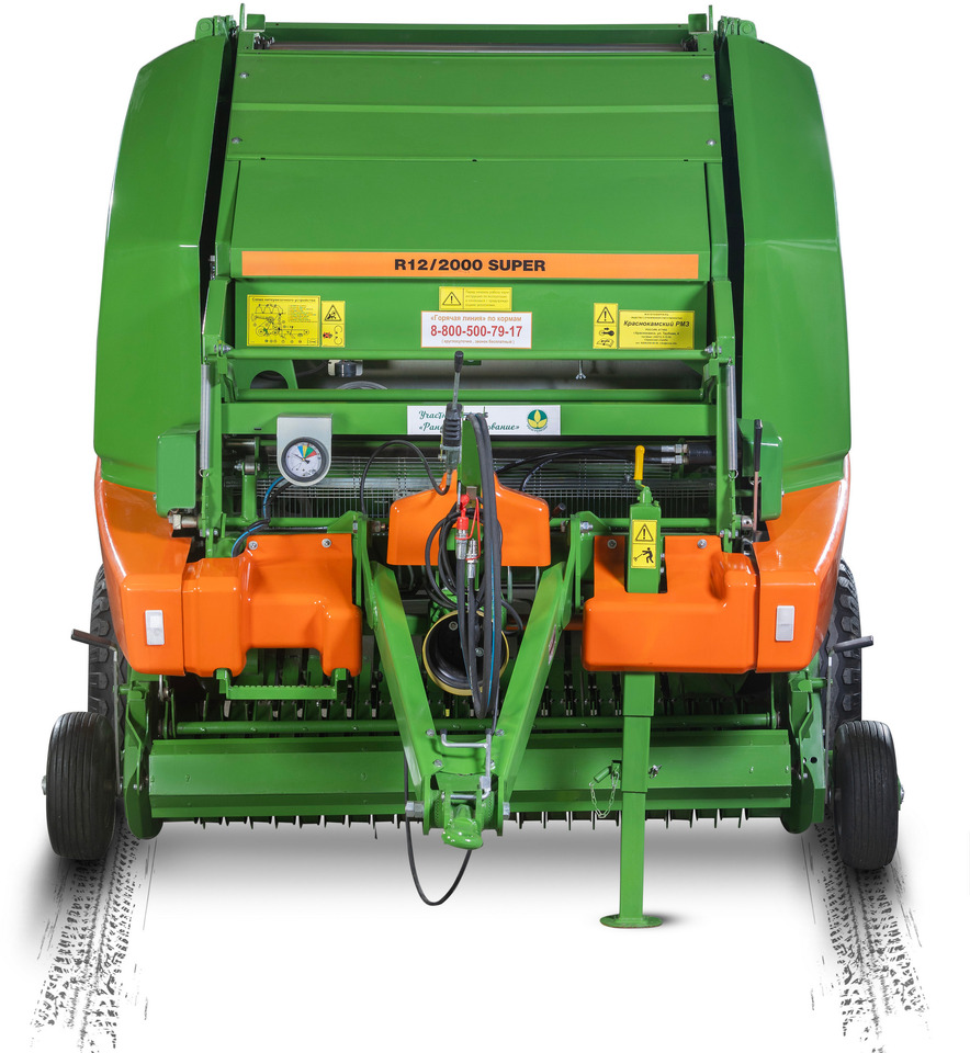 Пресс-подборщик рулонный R12/155 Super с нитеувязочным устройством, с модифицированными кожухами из стеклопластика - Пресс-подборщик рулонный: фото 3 Пресс-подборщик рулонный R12/155 Super с нитеувязочным устройством, с модифицированными кожухами из стеклопластика - Пресс-подборщик рулонный: фото 3