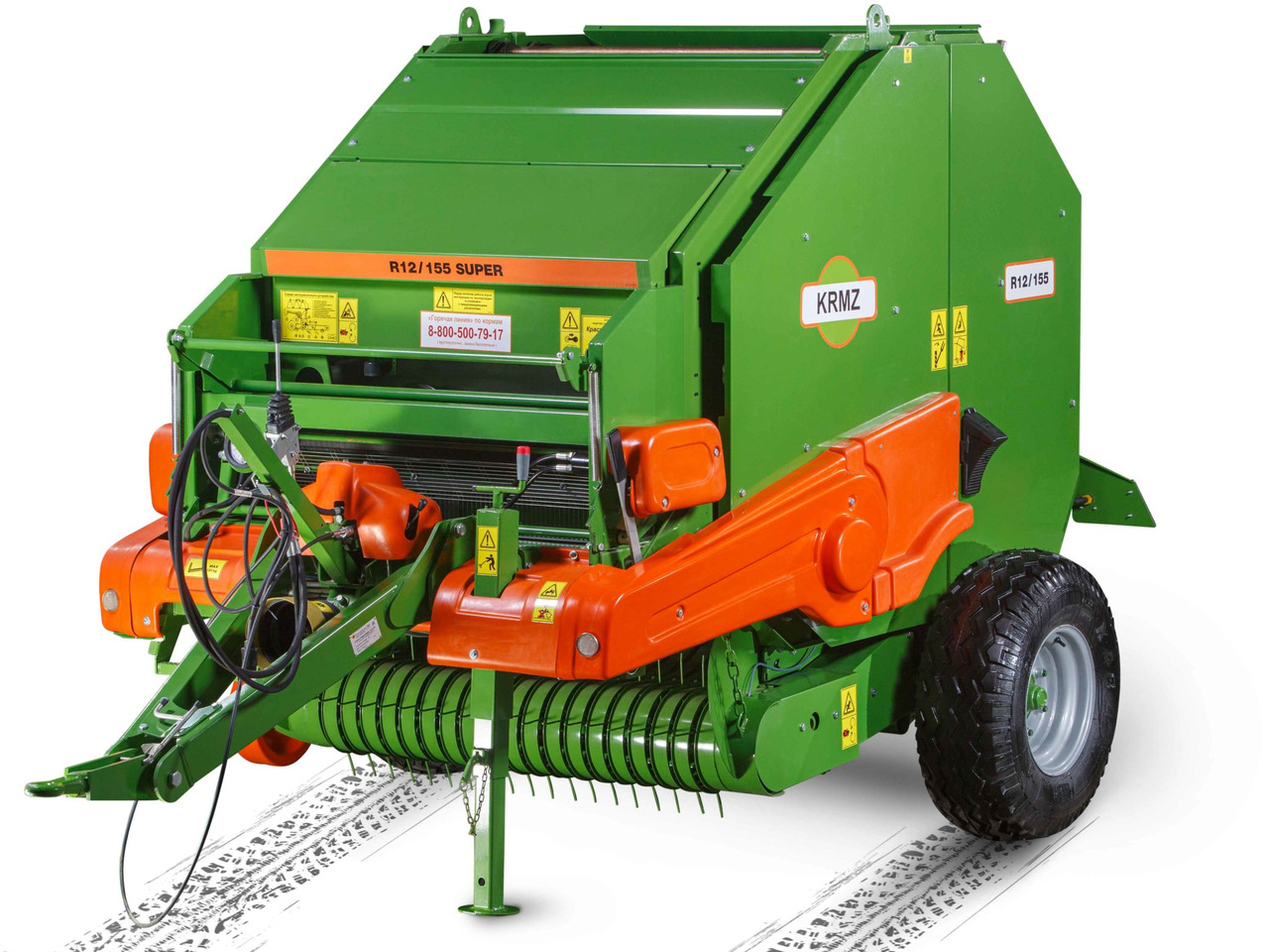 Пресс-подборщик рулонный R12/155 Super с сетеувязочным устройством - Пресс-подборщик рулонный: фото 1 Пресс-подборщик рулонный R12/155 Super с сетеувязочным устройством - Пресс-подборщик рулонный: фото 1