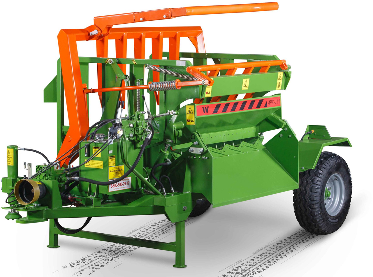 Резчик рулонов ИРК-01.1 (кормораздатчик) толщина резки 9-15-22 см - Техника для сенозаготовки: фото 1 Резчик рулонов ИРК-01.1 (кормораздатчик) толщина резки 9-15-22 см - Техника для сенозаготовки: фото 1
