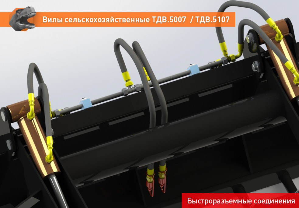 Вилы для Сельскохозяйственной техники Вилы сельскохозяйственные ТДВ-5007FL: фото 7