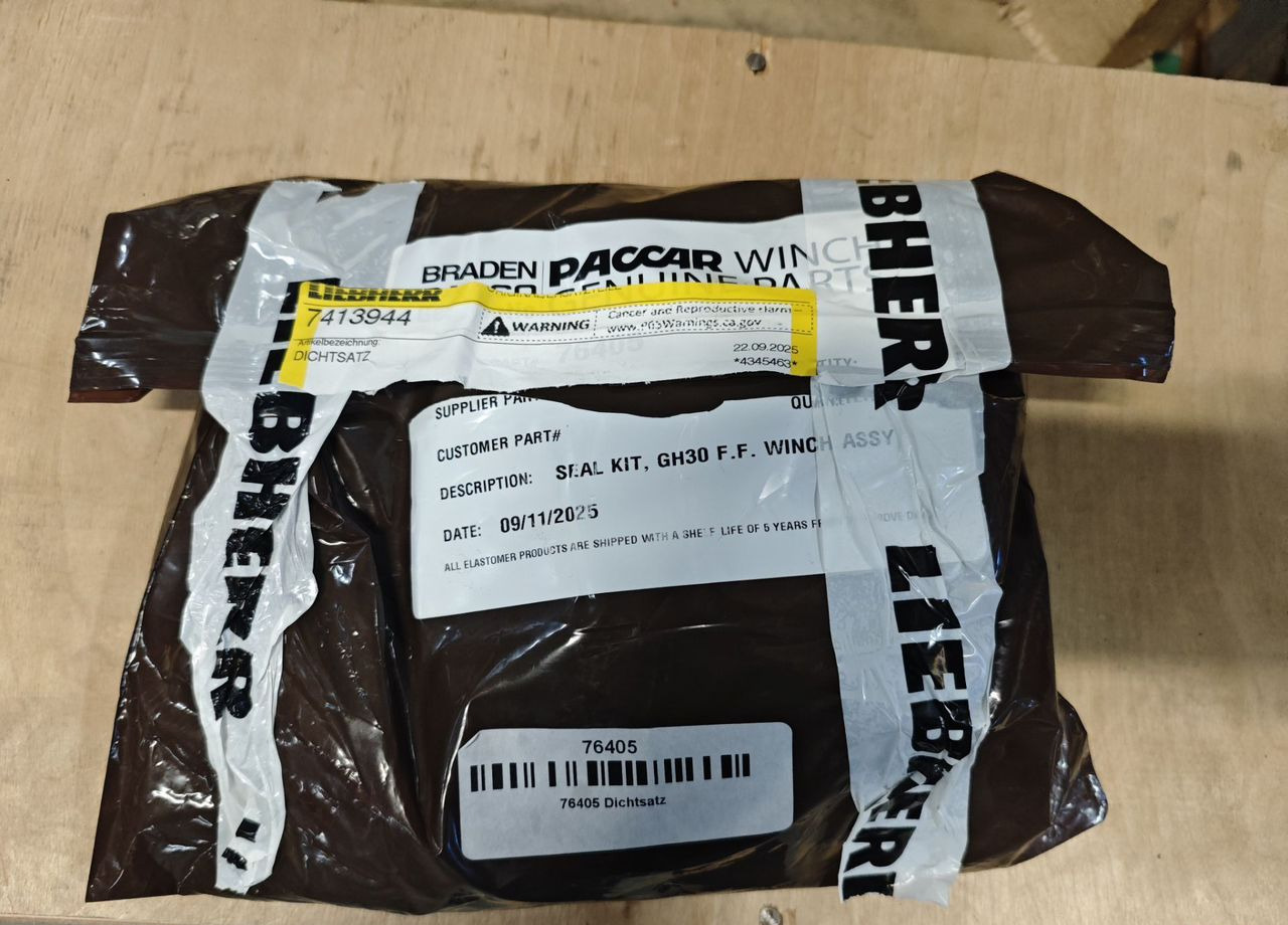 LIEBHERR 7413944 Комплект уплотнений лебедки Liebherr - Гидравлика для Грузовиков: фото 1 LIEBHERR 7413944 Комплект уплотнений лебедки Liebherr - Гидравлика для Грузовиков: фото 1