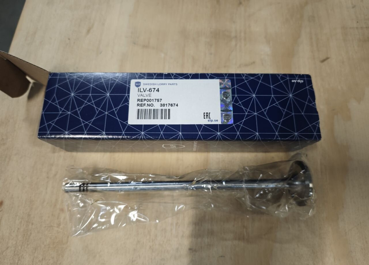 SLP ILV674 Клапан впускной 3817674 volvo - Клапан для Грузовиков: фото 1 SLP ILV674 Клапан впускной 3817674 volvo - Клапан для Грузовиков: фото 1