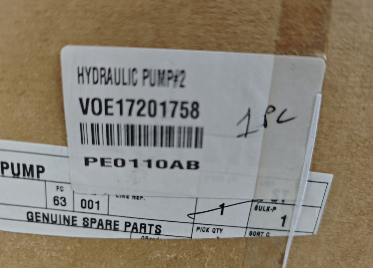 VOLVO 17201758 Насос гидравлический volvo - Гидравлика: фото 2 VOLVO 17201758 Насос гидравлический volvo - Гидравлика: фото 2