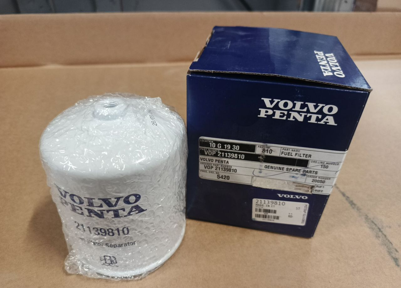 VOLVO PENTA 21139810 Топливный фильтр volvo penta - Топливный фильтр: фото 1 VOLVO PENTA 21139810 Топливный фильтр volvo penta - Топливный фильтр: фото 1