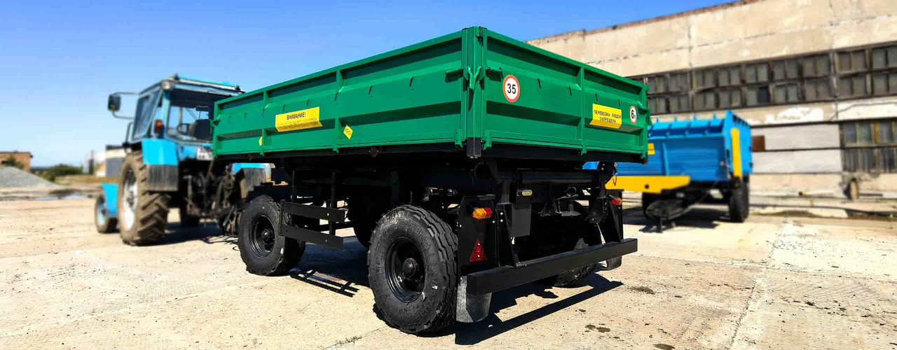 Прицеп тракторный самосвальный 2ПТС-6 - Сельскохозяйственный прицеп-самосвал: фото 1 Прицеп тракторный самосвальный 2ПТС-6 - Сельскохозяйственный прицеп-самосвал: фото 1