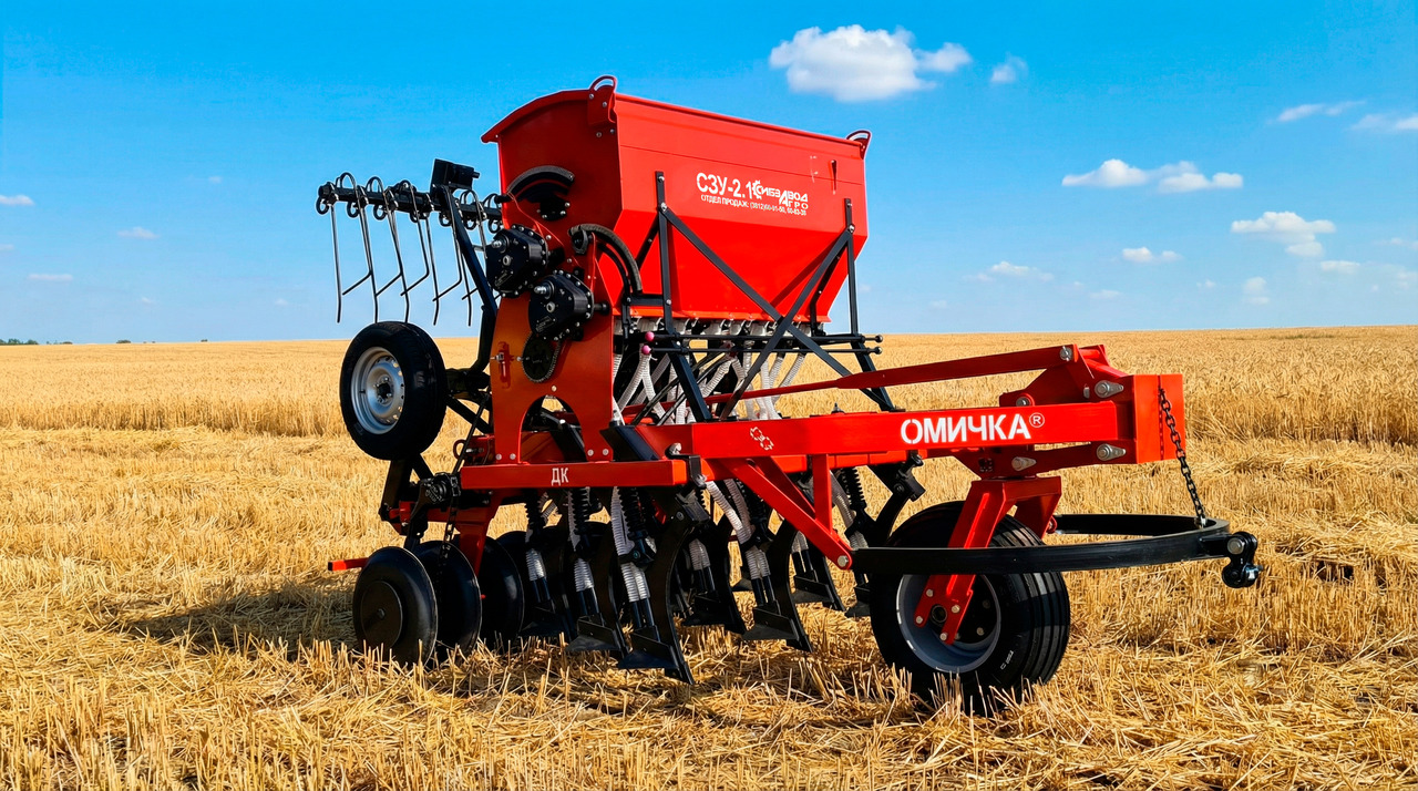 Сеялка стерневая СЗУ-2,1Д с боронкой - Сеялка: фото 1 Сеялка стерневая СЗУ-2,1Д с боронкой - Сеялка: фото 1