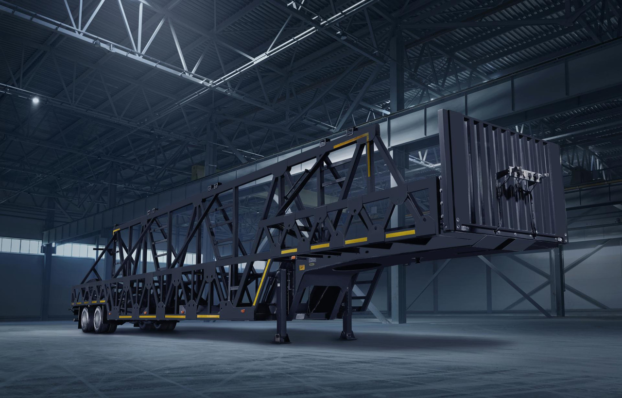 Полуприцеп Тонар-9984 для транспортировки крупногабаритных шин - Полуприцеп: фото 1 Полуприцеп Тонар-9984 для транспортировки крупногабаритных шин - Полуприцеп: фото 1