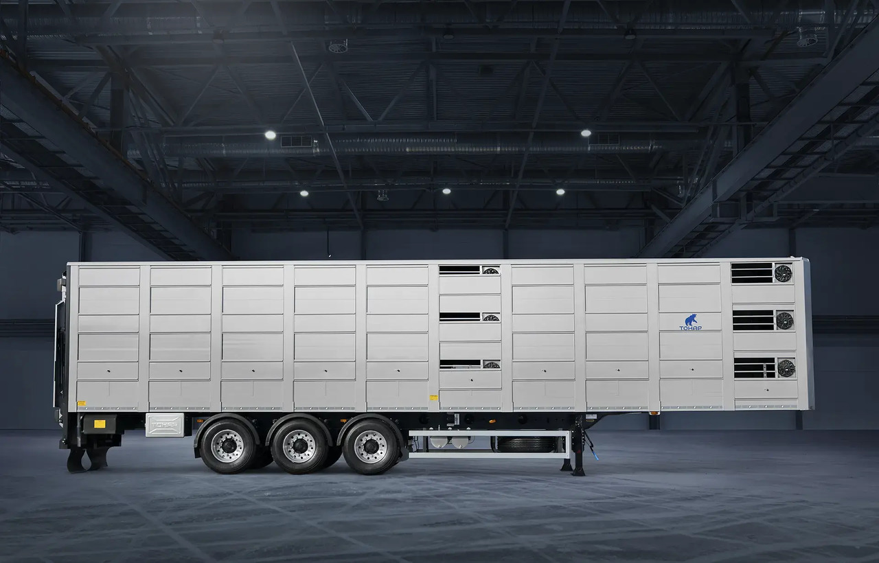 Полуприцеп для перевозки скота Тонар-9827 с гидролифтом - Полуприцеп для перевозки животных: фото 3 Полуприцеп для перевозки скота Тонар-9827 с гидролифтом - Полуприцеп для перевозки животных: фото 3