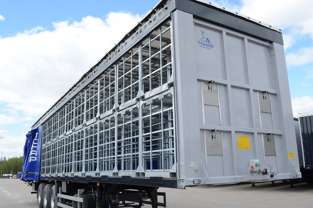 Полуприцеп-птицевоз с подъемной крышей Тонар-98882 - Полуприцеп для перевозки животных: фото 5 Полуприцеп-птицевоз с подъемной крышей Тонар-98882 - Полуприцеп для перевозки животных: фото 5