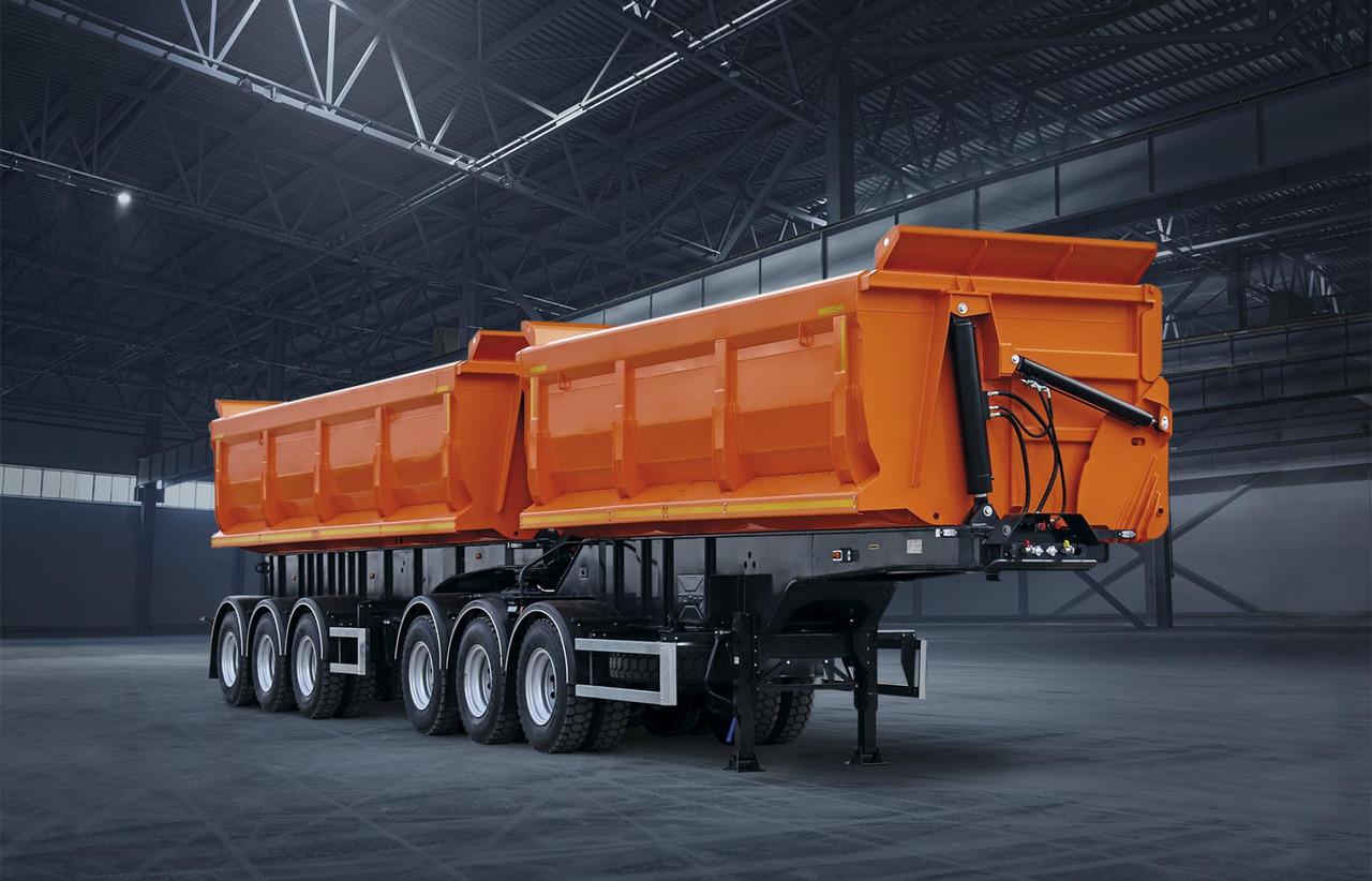 Полуприцеп с боковой разгрузкой Тонар SSH6-53 - Самосвальный полуприцеп: фото 1 Полуприцеп с боковой разгрузкой Тонар SSH6-53 - Самосвальный полуприцеп: фото 1