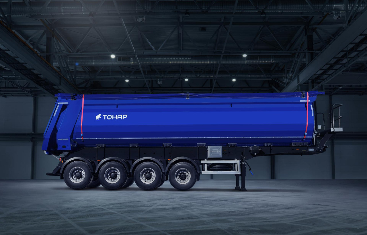 Полуприцеп с задней разгрузкой Тонар SH4-45 - Самосвальный полуприцеп: фото 3 Полуприцеп с задней разгрузкой Тонар SH4-45 - Самосвальный полуприцеп: фото 3