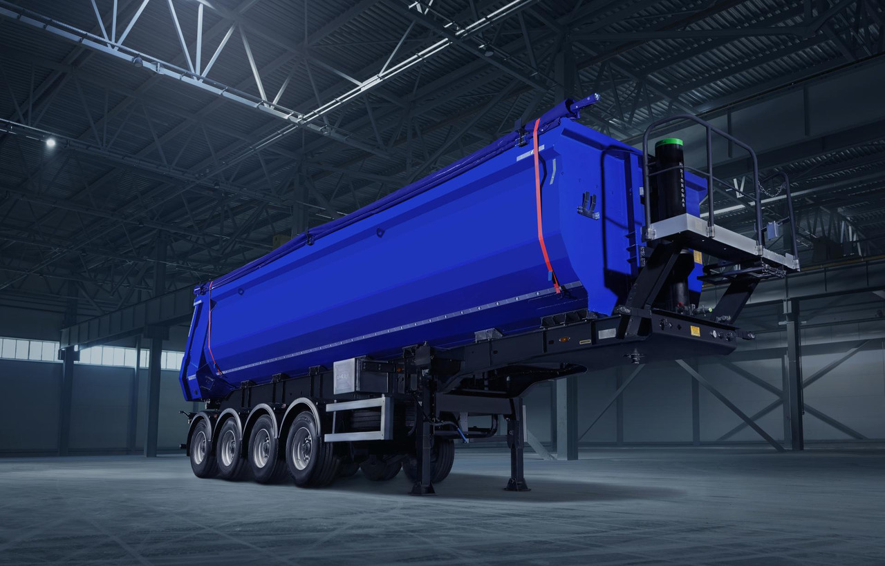 Полуприцеп с задней разгрузкой Тонар SH4-45 - Самосвальный полуприцеп: фото 1 Полуприцеп с задней разгрузкой Тонар SH4-45 - Самосвальный полуприцеп: фото 1