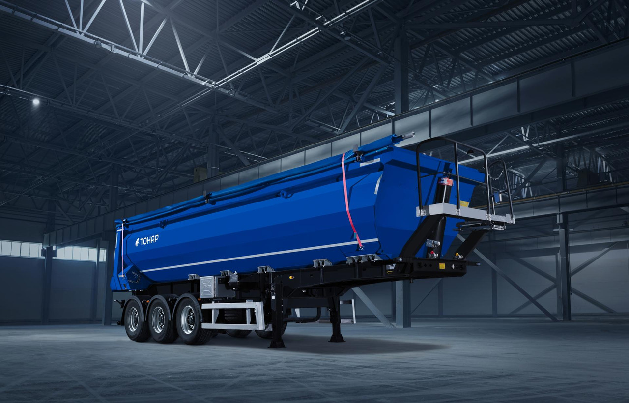 Полуприцеп с задней разгрузкой Тонар SL3-30 - Самосвальный полуприцеп: фото 1 Полуприцеп с задней разгрузкой Тонар SL3-30 - Самосвальный полуприцеп: фото 1