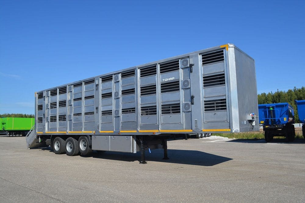 Полуприцеп-скотовоз Тонар-9827 с подъемными полами - Полуприцеп для перевозки животных: фото 5 Полуприцеп-скотовоз Тонар-9827 с подъемными полами - Полуприцеп для перевозки животных: фото 5