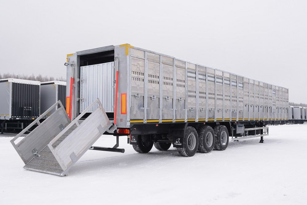 Полуприцеп-скотовоз Тонар-9887 - Полуприцеп для перевозки животных: фото 1 Полуприцеп-скотовоз Тонар-9887 - Полуприцеп для перевозки животных: фото 1