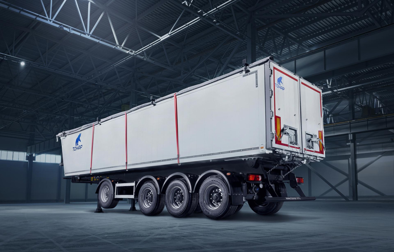 Полуприцеп-зерновоз Тонар-9599 с задней и боковой разгрузкой - Самосвальный полуприцеп: фото 2 Полуприцеп-зерновоз Тонар-9599 с задней и боковой разгрузкой - Самосвальный полуприцеп: фото 2