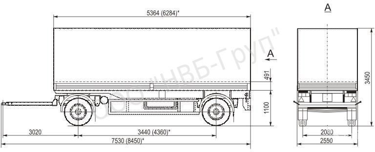 837300-3010 - Тентованный прицеп: фото 3 837300-3010 - Тентованный прицеп: фото 3
