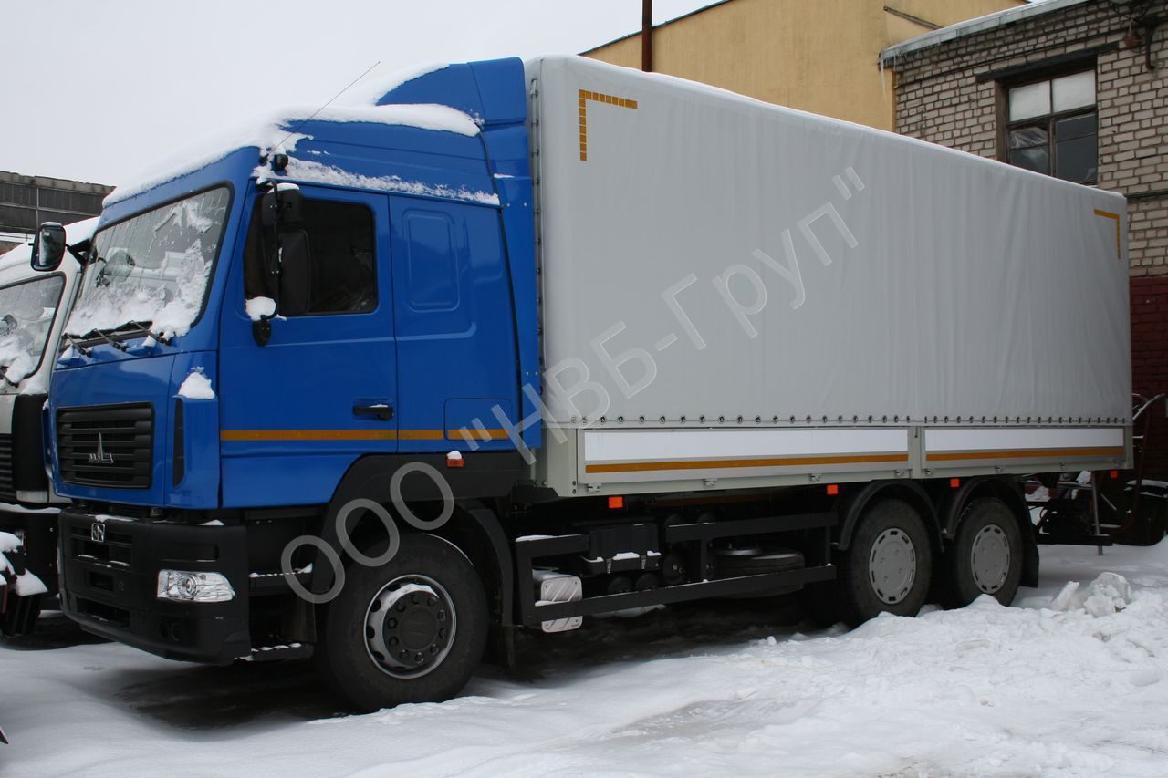 МАЗ 6312C9-521-010 - Тентованный грузовик: фото 1 МАЗ 6312C9-521-010 - Тентованный грузовик: фото 1