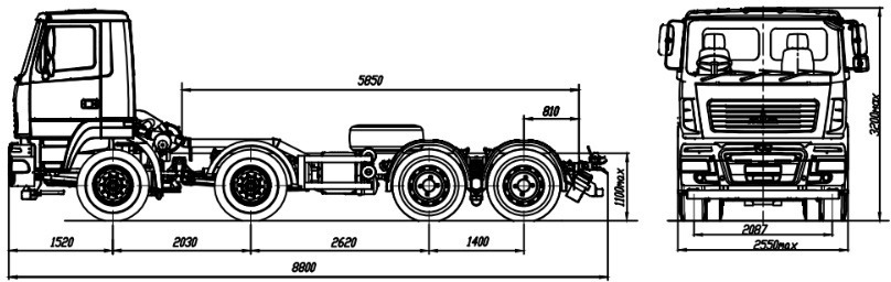 МАЗ-651628-540-000 - Грузовик-шасси: фото 2 МАЗ-651628-540-000 - Грузовик-шасси: фото 2