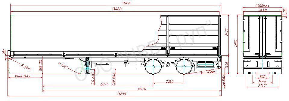 МАЗ-938662-3010 - Тентованный полуприцеп: фото 5 МАЗ-938662-3010 - Тентованный полуприцеп: фото 5