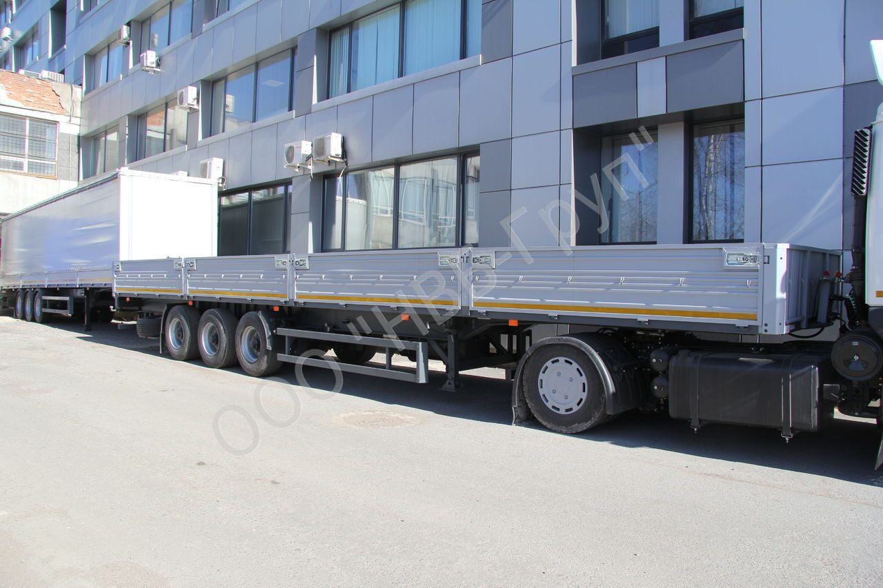 МАЗ-975800-2012 - Бортовой полуприцеп/ Платформа: фото 1 МАЗ-975800-2012 - Бортовой полуприцеп/ Платформа: фото 1