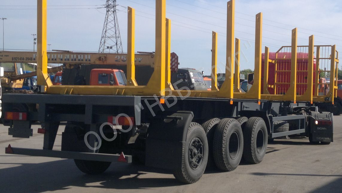 МАЗ-998640-010 - Полуприцеп лесовоз, сортиментовоз: фото 1 МАЗ-998640-010 - Полуприцеп лесовоз, сортиментовоз: фото 1