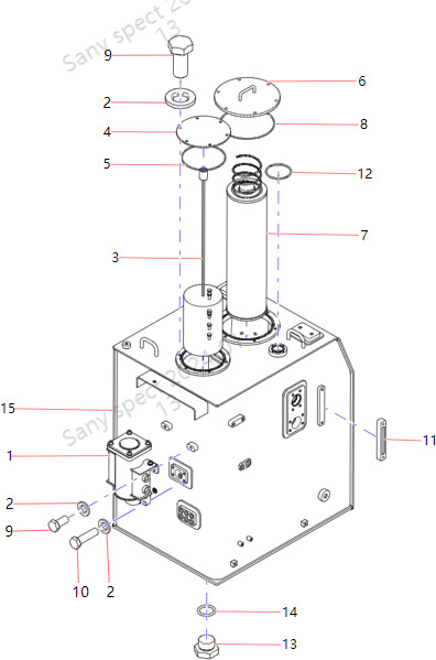 Фильтр гидравлики входной SANY 60205015 - Гидравлический фильтр для Экскаваторов: фото 1 Фильтр гидравлики входной SANY 60205015 - Гидравлический фильтр для Экскаваторов: фото 1