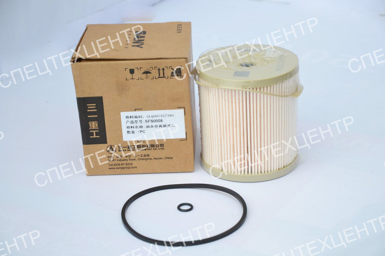 Фильтр топливный дополнительный SY215C/SY245H/SY330H (SANY) GLQ007357390 - Топливный фильтр для Экскаваторов: фото 1 Фильтр топливный дополнительный SY215C/SY245H/SY330H (SANY) GLQ007357390 - Топливный фильтр для Экскаваторов: фото 1