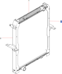 Радиатор охлаждения SANY 160801040062A - Радиатор для Грузовиков: фото 1 Радиатор охлаждения SANY 160801040062A - Радиатор для Грузовиков: фото 1
