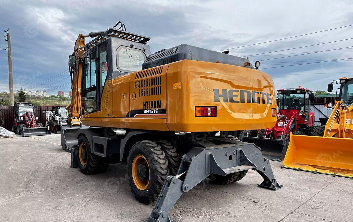 Hengte HT190W - Колёсный экскаватор: фото 5 Hengte HT190W - Колёсный экскаватор: фото 5