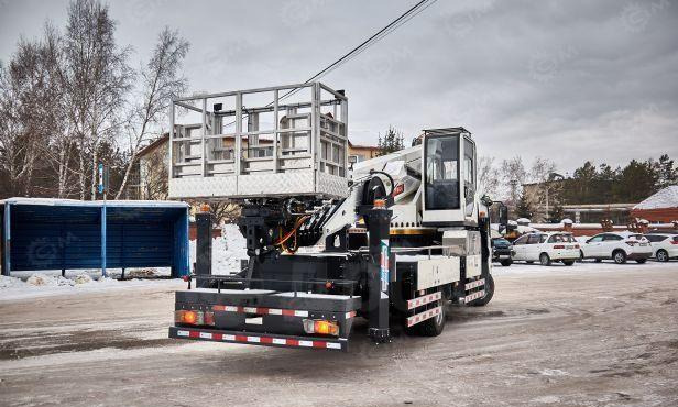 Новый Автовышка Isuzu Elf: фото 9