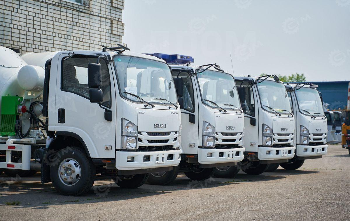 Новый Автобетоносмеситель Isuzu Elf: фото 17