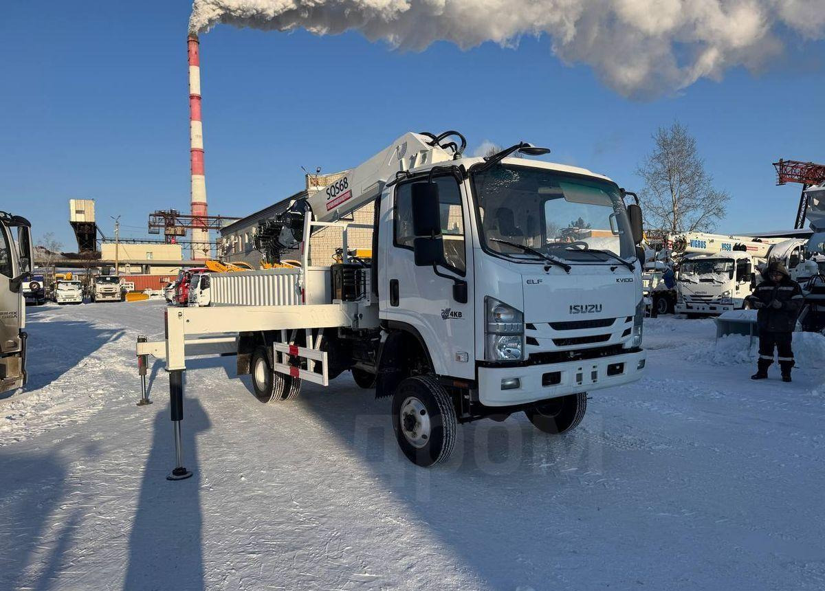 Isuzu Elf - Самосвал, Автоманипулятор: фото 4 Isuzu Elf - Самосвал, Автоманипулятор: фото 4
