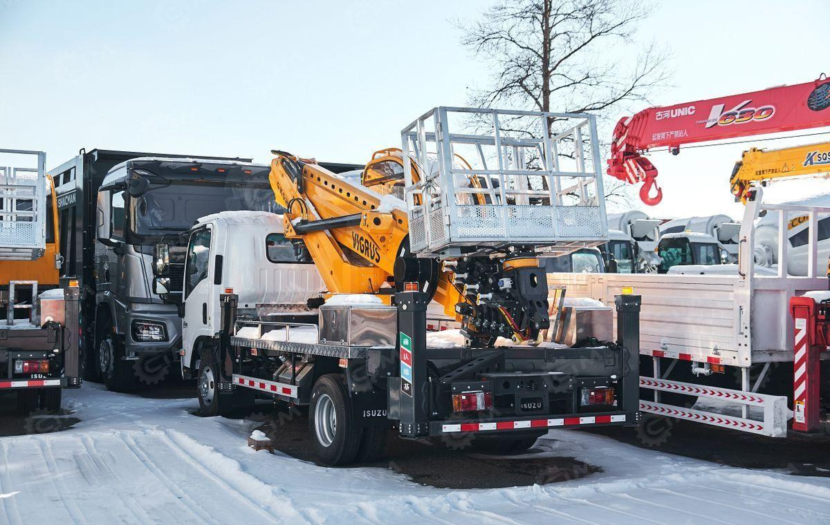 Новый Грузовик с подъемником Isuzu Elf: фото 9