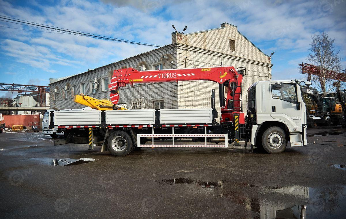 Новый Бортовой грузовик/ Платформа, Автоманипулятор Isuzu Giga: фото 10