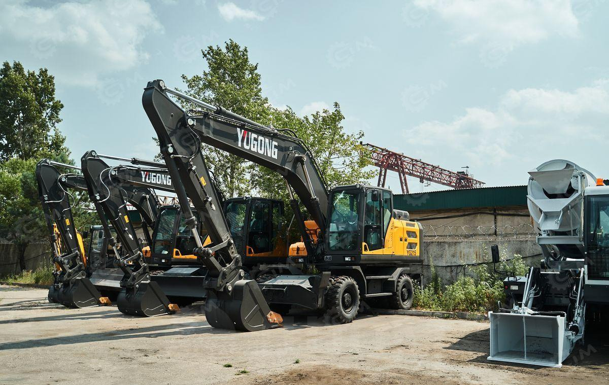 Новый Колёсный экскаватор Yugong YG215: фото 15