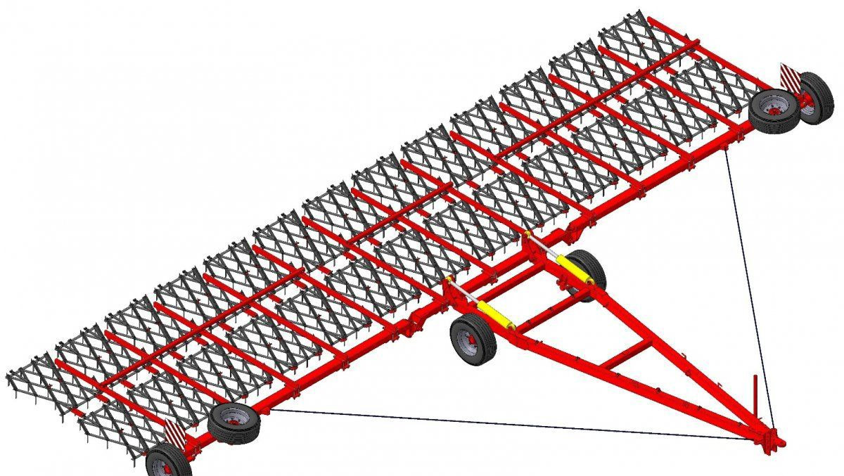 Завод Автотехнологий СШГ-12 (двухрядная) - Борона зубовая: фото 2 Завод Автотехнологий СШГ-12 (двухрядная) - Борона зубовая: фото 2