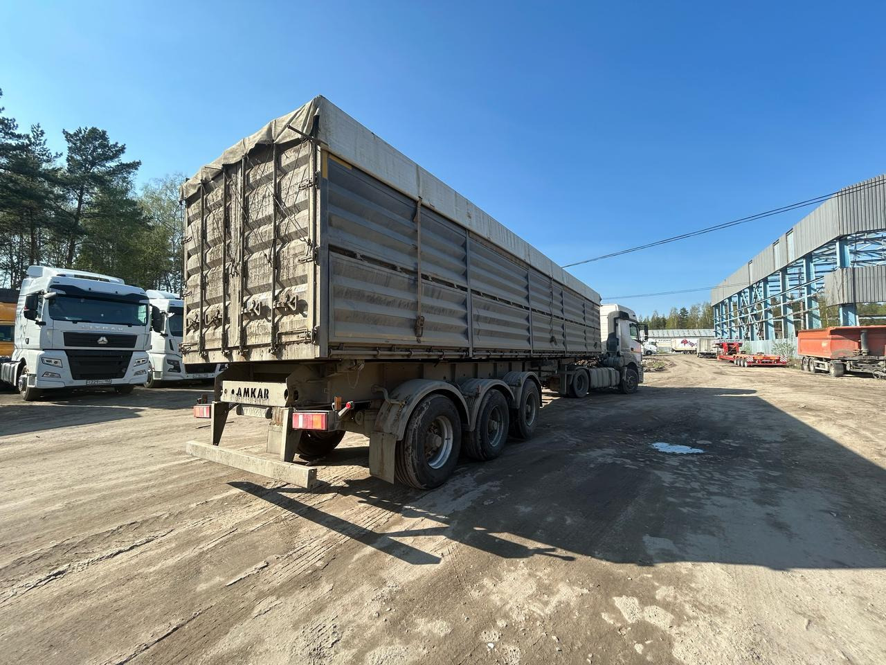 Автомастер AM9560-30S - Полуприцеп зерновоз: фото 2 Автомастер AM9560-30S - Полуприцеп зерновоз: фото 2