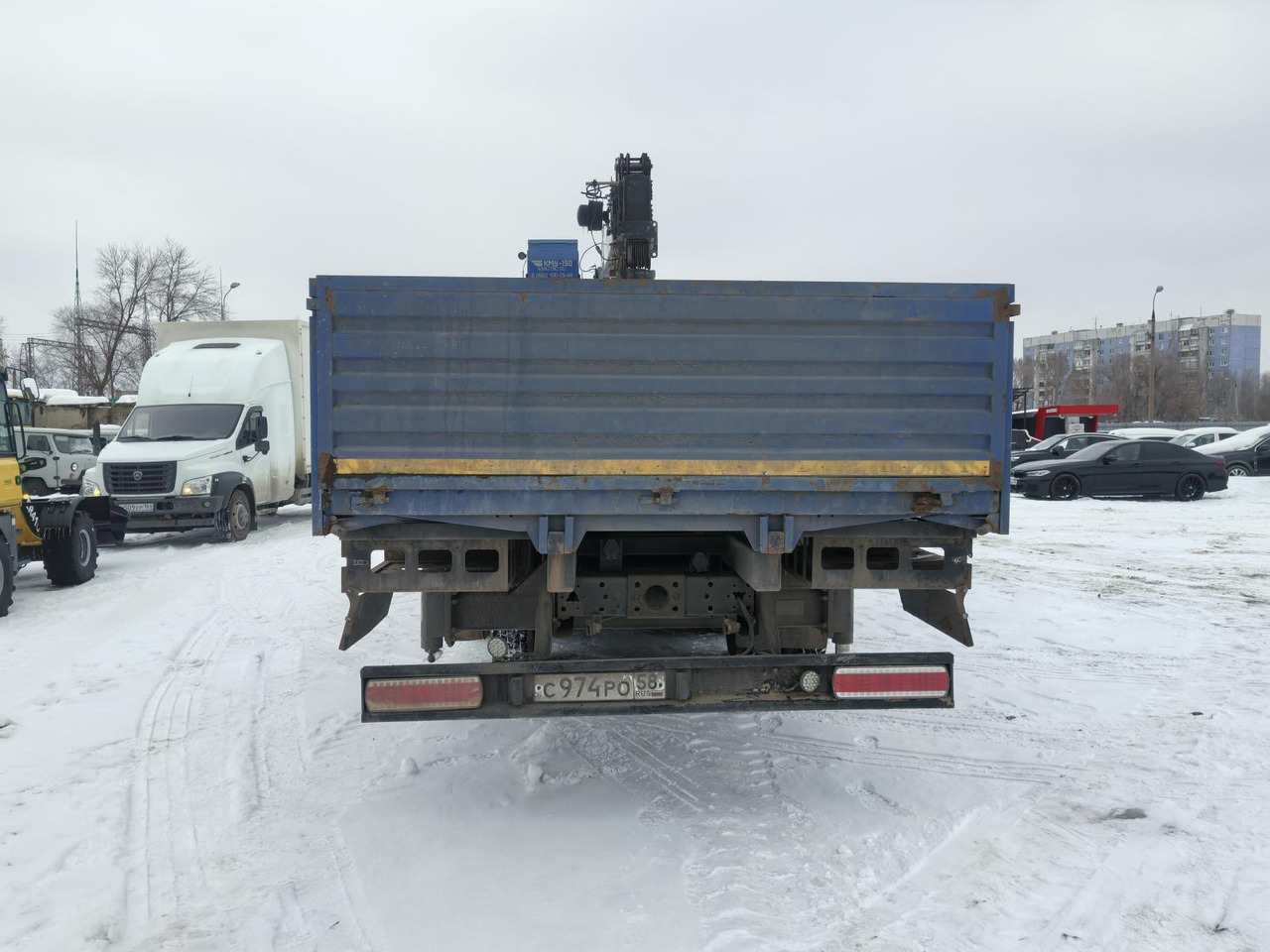 Бортовой грузовик/ Платформа, Автоманипулятор Галичский автокрановый завод (ГАКЗ) КМА-150-2: фото 9