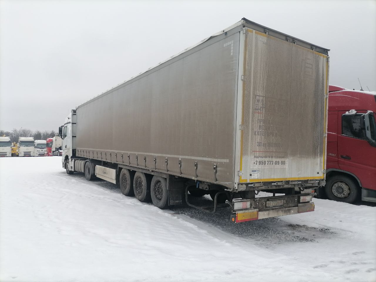 Krone SD - Тентованный полуприцеп: фото 1 Krone SD - Тентованный полуприцеп: фото 1
